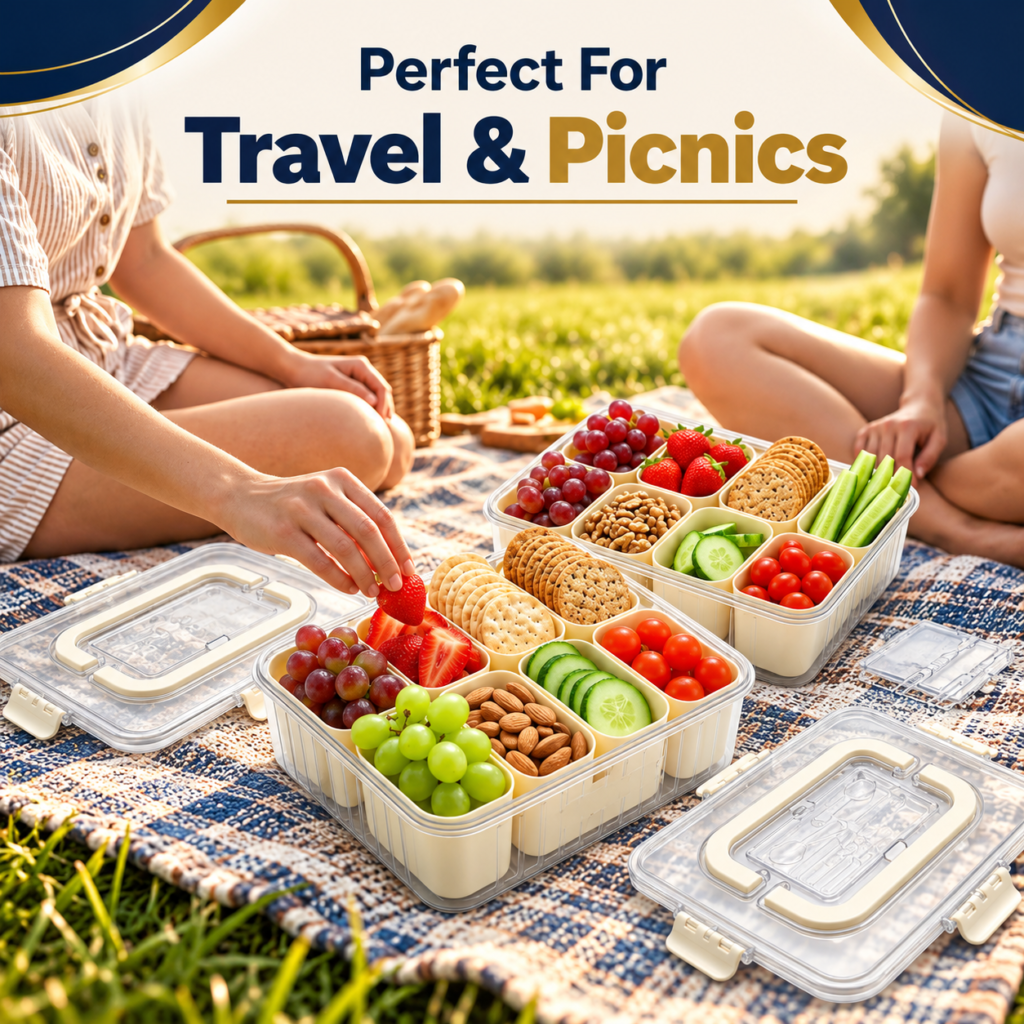 Trust Bliss Snackle Box: Travel & Picnics Bento Feast
